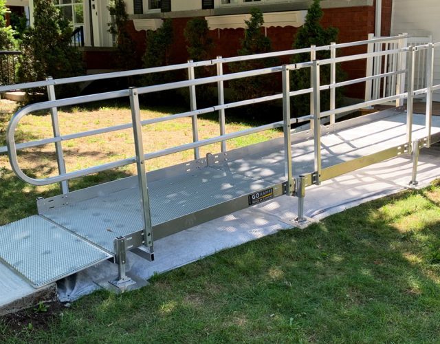 Rampes d'accès résidentielle pour personne à mobilité réduite à Sherbrooke